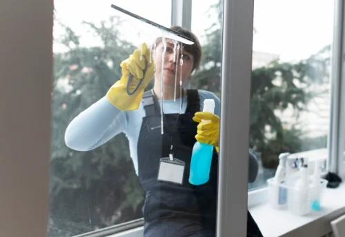 Nettoyage de vitres intérieures et extérieures à Houlette